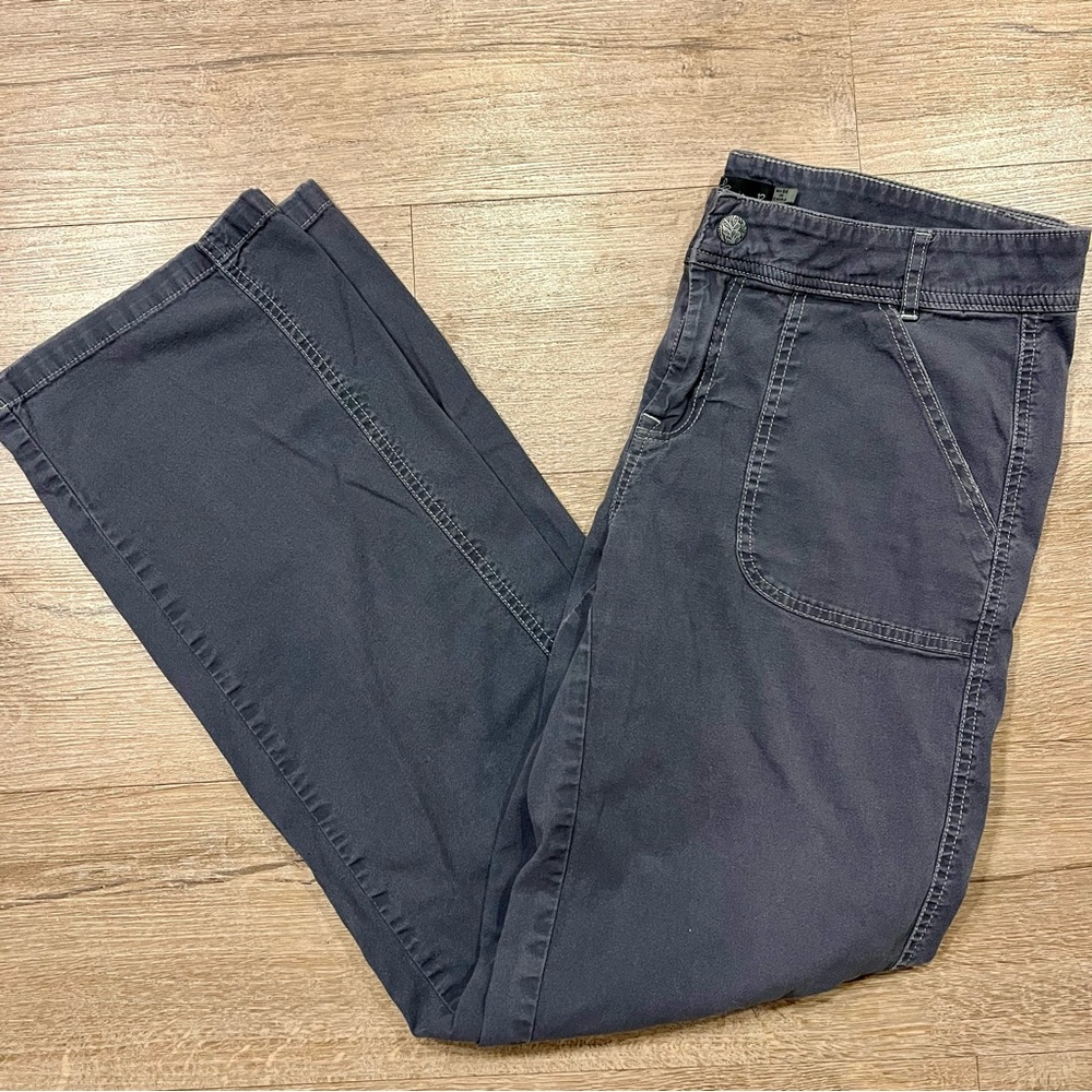 Prana y2k Low Rise Gray Cargo Pants Size 12